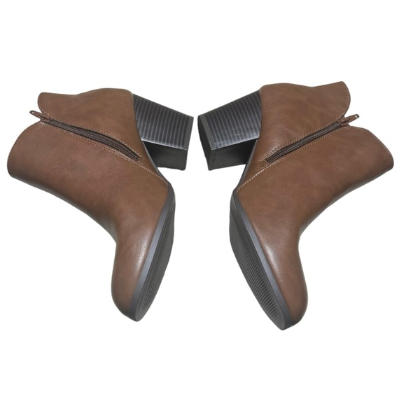 NWT | Style & Co Cognac Brown Ankle Boots | Size 10.5 | Includes Box! - Picture 7 of 10